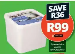 Checkers Spoonfulls Vanilla Ice Cream 5ℓ offer