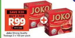 Checkers JOKO STRONG QUALITY TEABAGS offer