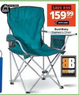 Checkers BushBaby Captain's Chair offer
