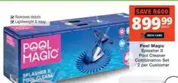 Checkers Pool Magic Splasher II Pool Cleaner Combination Set offer