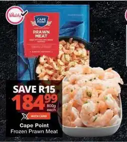 Checkers Cape Point Frozen Prawn Meat offer