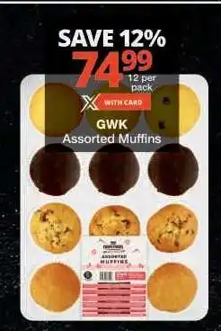 Checkers GWK Assorted Muffins offer