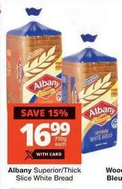 Checkers Albany Superior/Thick Slice White Bread offer