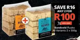 Checkers Sandveld Rusks offer