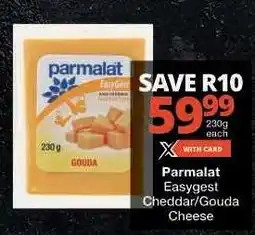 Checkers Parmalat Easygest Cheddar/Gouda Cheese offer