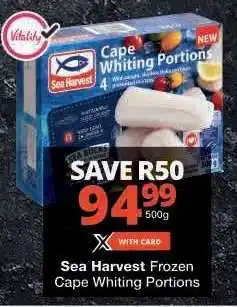 Checkers Sea Harvest Frozen Cape Whiting Portions offer