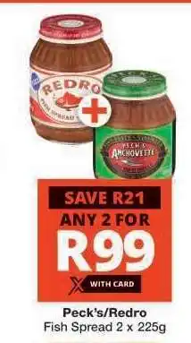 Checkers Peck’s/Redro Fish Spread offer