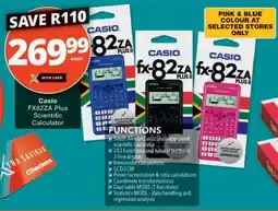 Checkers Casio FX82ZA Plus Scientific Calculator offer