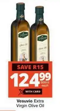 Checkers Vesuvio Extra Virgin Olive Oil offer