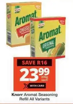 Checkers Knorr Aromat Seasoning Refill All Variants offer