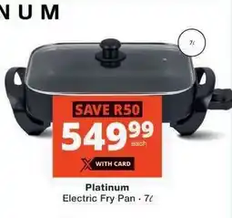Checkers Platinum Electric Fry Pan offer