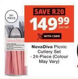 Checkers NovaDiva Picnic Cutlery Set offer