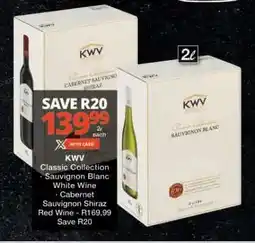 Checkers KWV Classic Collection offer