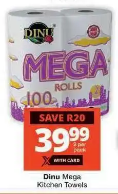 Checkers Dinu Mega Kitchen Towels offer
