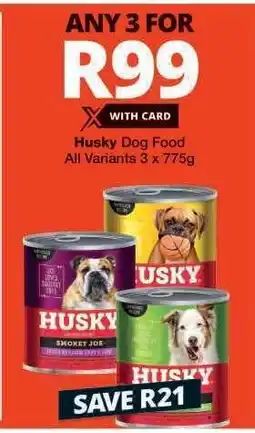 Checkers Husky Dog Food offer