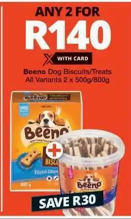 Checkers Beeno Dog Biscuits/Treats offer