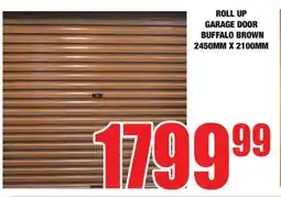 Boxer ROLL UP GARAGE DOOR BUFFALO BROWN 2450MM X 2100MM offer