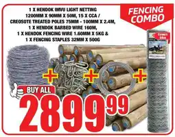 Boxer Fencing Combo offer