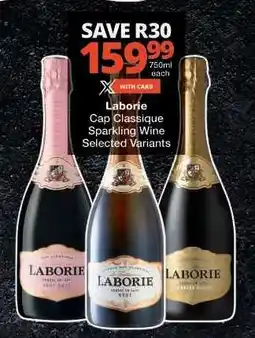 Checkers Laborie Cap Classique Sparkling Wine offer