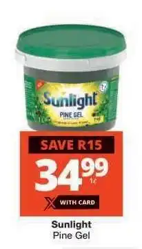 Checkers Sunlight Pine Gel offer