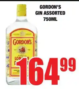 Boxer GORDON’S Gin Assorted 750ml offer