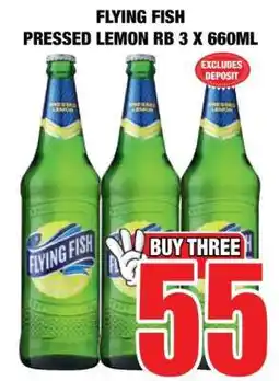 Boxer FLYING FISH Pressed Lemon RB 3 x 660ml offer