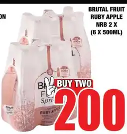 Boxer BRUTAL FRUIT RUBY APPLE NRB 2 X (6 X 500ML) offer