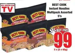 Boxer BEST COOK Instant Noodles Multipack Assorted 5's offer