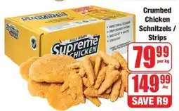 Boxer Crumbed Chicken Schnitzels / Strips offer