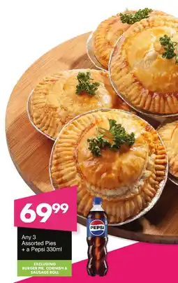 Save Hyper Assorted Pies + a Pepsi offer