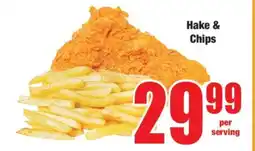 Boxer Hake & Chips offer
