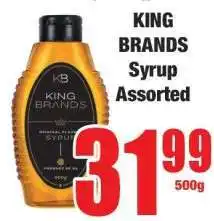 Boxer KING BRANDS Syrup Assorted offer