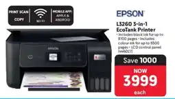 Makro Epson L3260 3-in-1 EcoTank Printer offer