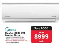 Makro Midea Comfee 18000 BTU Inverter Aircon offer