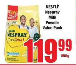 Boxer NESTLÉ Nespray Milk Powder Value Pack offer