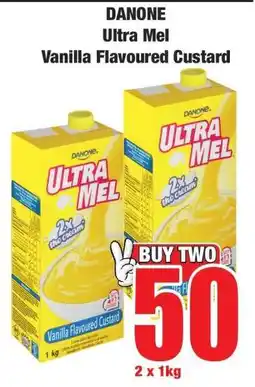 Boxer Danone Ultra Mel Vanilla Flavoured Custard offer