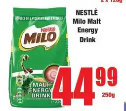 Boxer NESTLÉ Milo Malt Energy Drink offer