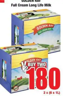 Boxer GOLDEN RAY Full Cream Long Life Milk offer