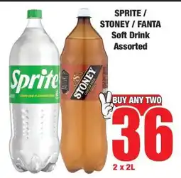Boxer SPRITE / STONEY / FANTA Soft Drink Assorted offer