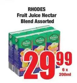 Boxer RHODES Fruit Juice Nectar Blend Assorted offer