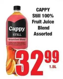 Boxer CAPPY Still 100% Fruit Juice Blend Assorted offer