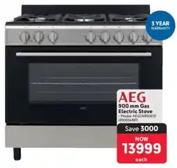 Makro AEG Gas Electric Stove offer
