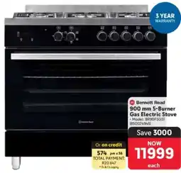 Makro Bennett Read 5-Burner Gas Electric Stove offer