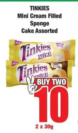 Boxer TINKIES Mini Cream Filled Sponge Cake Assorted offer