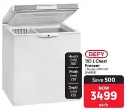 Makro Defy Chest Freezer offer