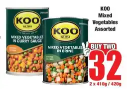 Boxer KOO Mixed Vegetables Assorted offer