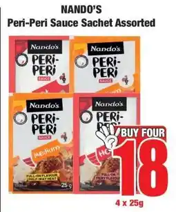 Boxer Nando's Peri-Peri Sauce Sachet Assorted offer