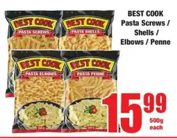 Boxer BEST COOK Pasta Screws / Shells / Elbows / Penne offer