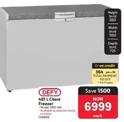 Makro Defy Chest Freezer offer