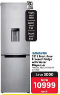 Makro Samsung Frost-Free Freezer/ Fridge with Water Dispenser offer